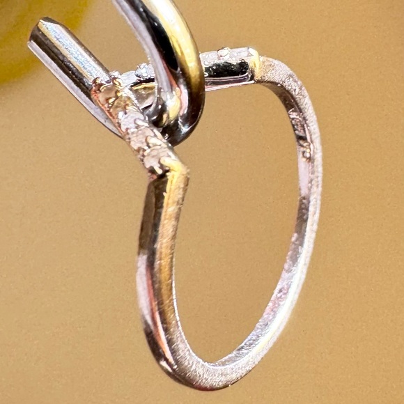 Genuine Diamond V Ring (1/10 ct. t.w.) in Sterling Silver, Size 5 - Picture 7 of 16